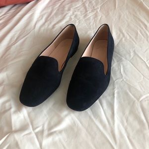 J Crew Suede Smoking Slippers